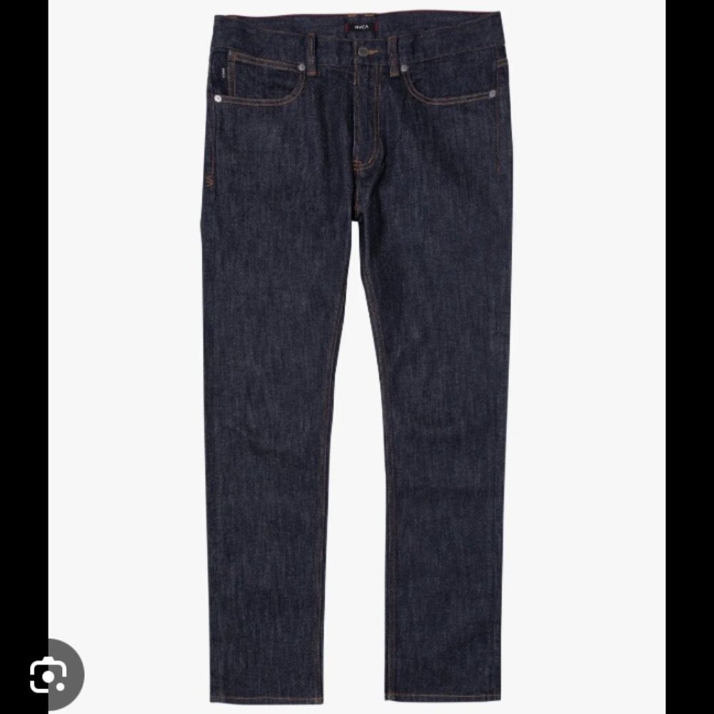RVCA Daggers Denim Jeans (Dark Indigo, Size 33)